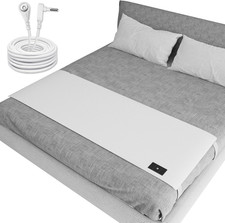 Grounding Sheets for King Size Bed, 10 Silver Fiber, Earth Connected Sheets