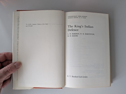 King's Indian Defence Leonard Barden William Hartston Raymond Keene 1973 2nd Ed - Bild 14 von 15