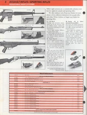 Millett Firearm Gunsight catalog 1989 pistol rifle military shotgun