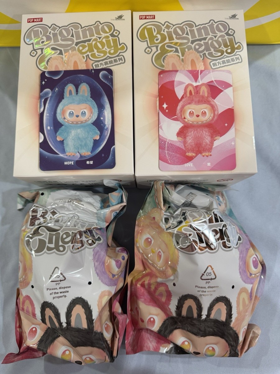 POP MART x The Monsters Labubu Big Into Energy Vinyl Plush