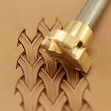 New DandS ltd Basket Weave Leather Stamp Tool, Professional Metal Craft Tool for