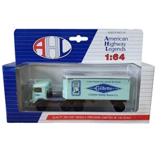 AHL Mack Model CJ Truck and Trailer Gillette American Highway Legends 1:64