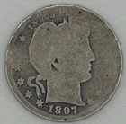 1897-O Barber / Liberty Head Quarter – 25 Cents (Silver)