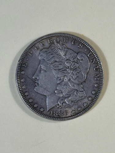 1886 Morgan Silver Dollar Philadelphia $1 0.9 Fine Silver US Coin