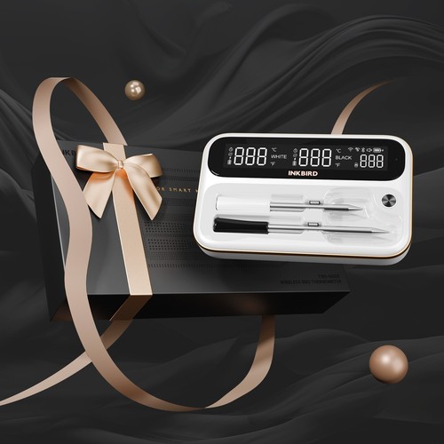 INKBIRD Kabellos Grillthermometer Wifi Bluetooth Smart BBQ Fleisch Ofen Grill CF - Afbeelding 12 van 12