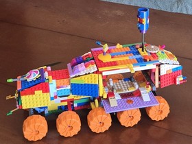 LEGO Star Wars Rainbow Clone Turbo Tank 7261 - Alt Color Build - Used Unique 