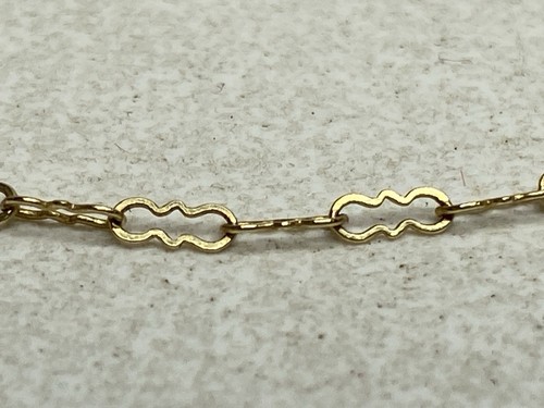 Vintage 14k Gelbgold Halskette 14,75" Länge 1,581 Gramm - Bild 3 von 7