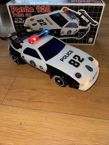 Rare 1:10 Scale Police Porsche 928 Vintage HD-8276P Hong Da Display - READ - Picture 7 of 9