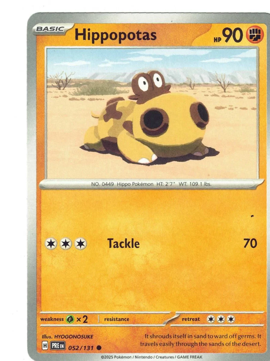 Hippopotas 052/131 Prismatic Evolutions for sale | eBay