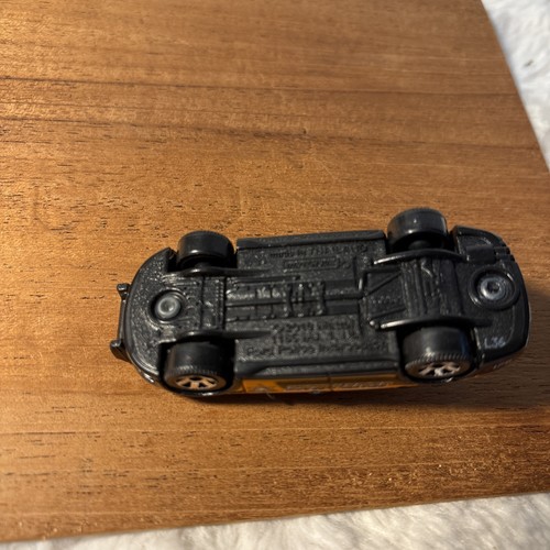 2018 Matchbox Ford Police Interceptor Black/Orange State Police Cop Car BP Pull - Picture 6 of 6