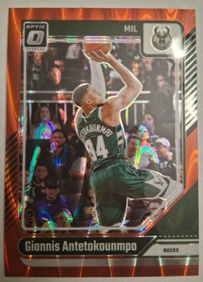 2024-25 Panini Donruss Optic - Giannis Antetokounmpo #176 Red Seismic Prizm /149