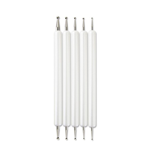 5pcs Indentation Pen Pottery Clay Carving Tool Wood - Picture 8 of 11