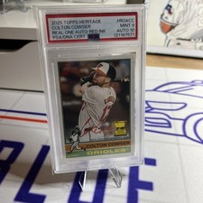 2025 Topps Heritage - Real One Autographs Colton Cowser #ROA-CC (AU)