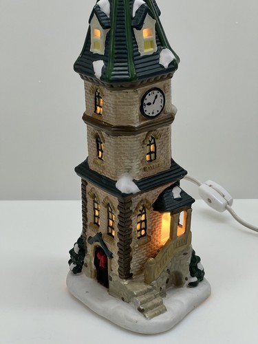 St. Nicholas Square Village Collection - CLOCK TOWER Christmas Town building - Picture 15 of 18