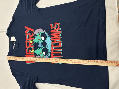Neu mit Etikett Disney Lilo & Stitch Merry Stitchmas kurzärmliges T-Shirt mit Rundhalsausschnitt Large - Bild 5 von 5