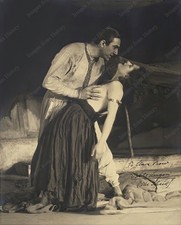 8x10 Print Bela Lugosi Hortense Alden Dramatic Pose The play Arabesque 1925