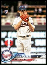 Aaron Slegers Minnesota Twins 2018 Topps Vintage #277 SN /99