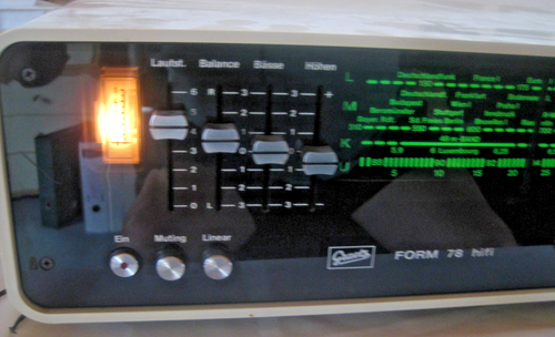 Graetz Form 78 Hifi Radio Receiver 70er Jahre Vintage weiß - Bild 7 von 8