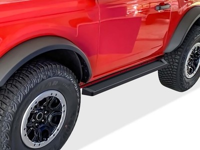 APS Premium 6'' Black Side Steps Fit 21-26 Ford Bronco SUV 2-Door