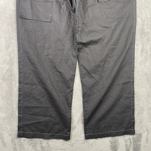 Y2K Baggy Cargo Pants Men 40x34 (38x34) Black Baby Bluez Rip Stop Skate Wide Leg - Picture 5 of 18