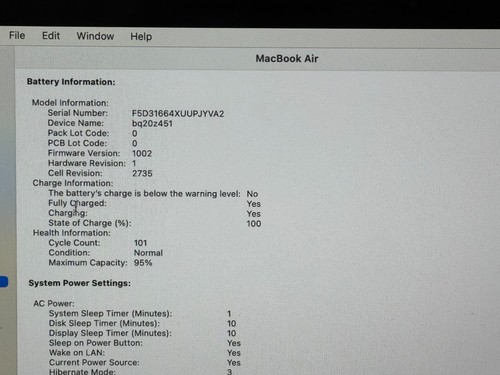 Apple MacBook Air 13.3" A2337 (2020) M1 8GB RAM 256GB SSD Grey & - Picture 12 of 21