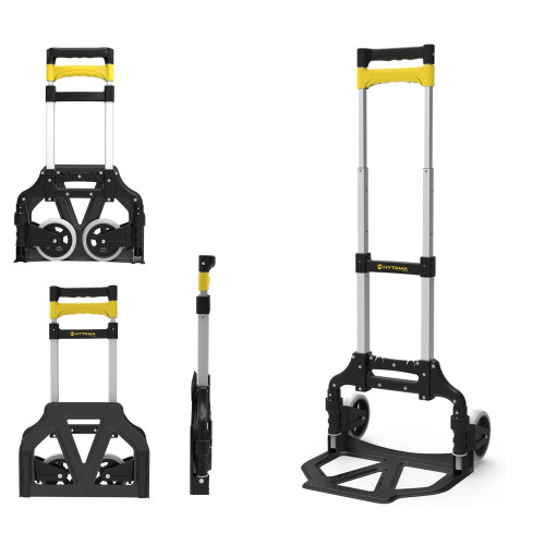 Carrello Portapacchi Pieghevole 60kg Alluminio - Diable Pliable Leger