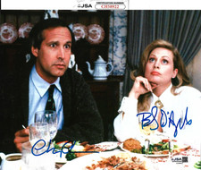 CHEVY CHASE & BEVERLY D'ANGELO DUAL signed CHRISTMAS VACATION 8x10 photo COA JSA
