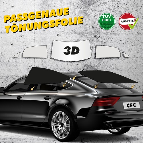 Tönungsfolie 3D vorgeformt passend für Ssang Yong Korando 6 (C300) SUV 03/19- - Bild 3 von 3
