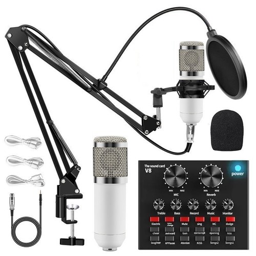 For Karaoke Compatible Studio Microphone with Comprehensive Sound Card - Picture 2 of 14
