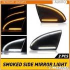 2x Dynamic LED Side Mirror Turn Signal Puddle Light Lamp for Dodge Ram 1500-3500