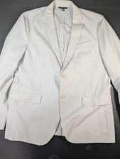 Banana Republic Slim Fit Pin Stripe Cotton Blazer Men's 44R