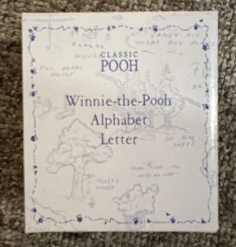 Disney Classic Winnie The Pooh Alfabeto Nursery Lettera I Michel & Company - Foto 3 di 3