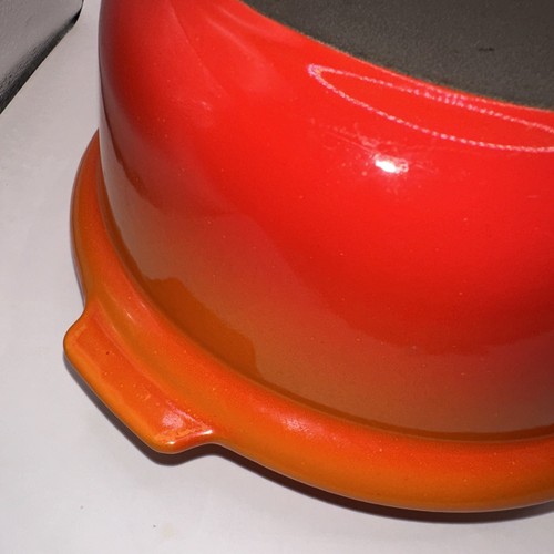 Le Creuset Multifunktions 2 in 1 Soßenpfanne Orange Flamme 2,5 qt. #22 Rentner. - Bild 11 von 14