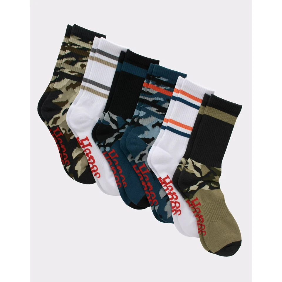 Calcetines Hanes Originals Para Hombre Camuflados Talla 6-12 Foto 3 de 4