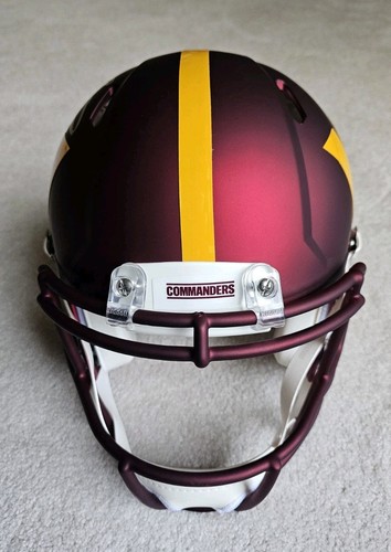 Chase Young Autograph Washington Commands NFL Riddell Speed Authentic F/S Helmet - Picture 3 of 8
