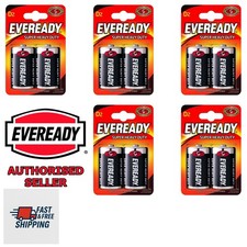 10 X Eveready D Batteries Size D Cells Power Batteries 1.5 Expiry LR20 MN1300