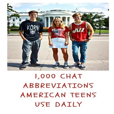 1,000 Chat Abbreviations American Teens Use Daily by California W