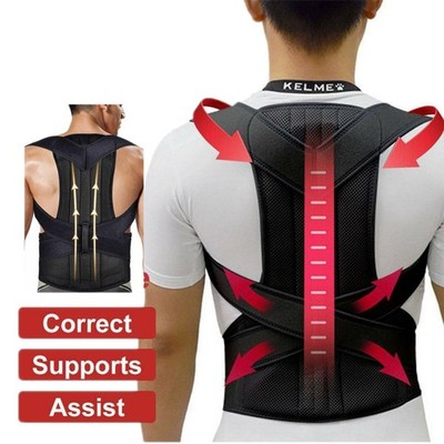 Posture Corrector Back Brace Support Fit For Men Women - Fully Adjustable Belt