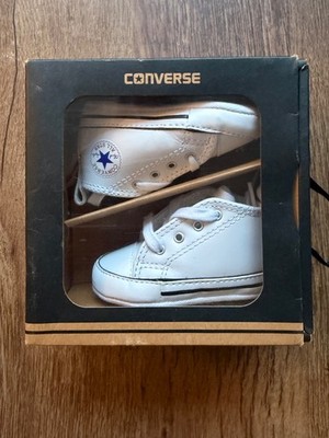 Converse Chuck Taylors First Star High Tops White Model 81229 Baby/Infant Size 1
