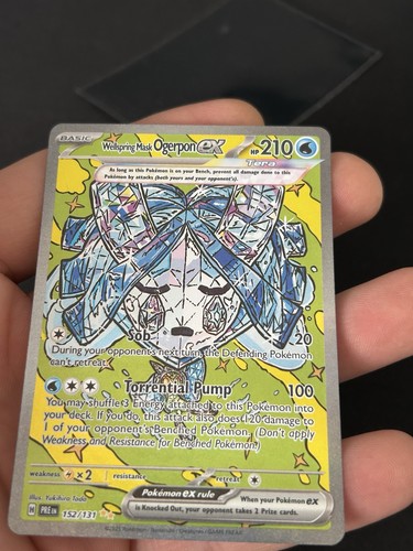 Wellspring Maske Ogerpon ex 152/131 Prismatic Evolutions SIR - Bild 7 von 12
