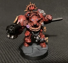 40k Space Hulk BROTHER VALENCIO. Painted Based. Missing One Purity Seal.