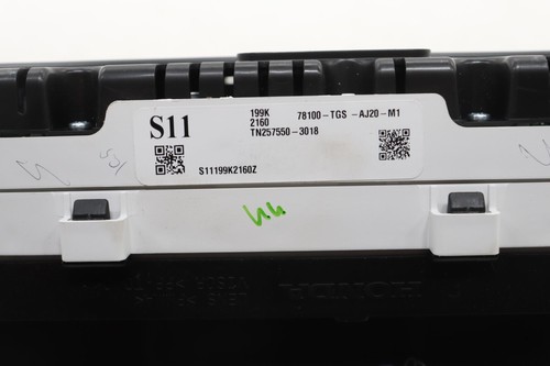 2019- 2021 HONDA PASSPORT DASH SPEEDOMETER INSTRUMENT CLUSTER OEM 78100TGSAJ20M1 - Picture 13 of 14
