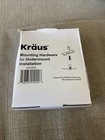 KRAUS MOUNTING HARDWARE FOR UNDERMOUNT SINK INSTALLATION MODEL KP22000  NEW