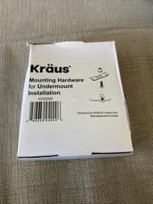 KRAUS MOUNTING HARDWARE FOR UNDERMOUNT SINK INSTALLATION MODEL KP22000 NEW