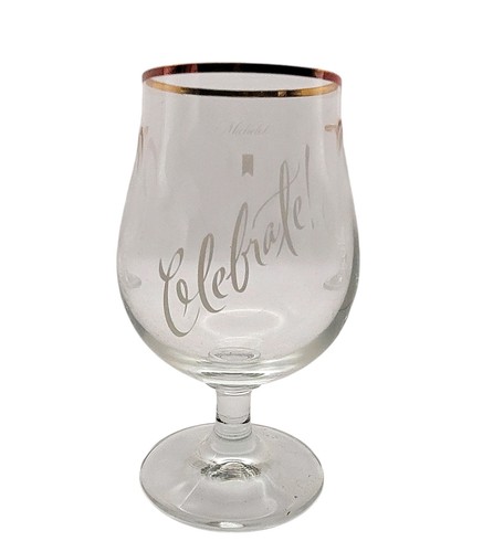 Set Of 6 Michelob Celebrate Holiday Ritzenhoff Cristal Beer Glass 0.2L (14.1oz) - Picture 4 of 4