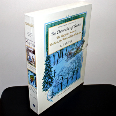 new The Chronicles of Narnia Full-Color Oversize Gift Edition Box Set C.S. Lewis