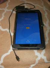 T-Mobile Alcatel A30 16GB Black 8 inch Android Tablet 9024W charger case