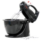 Stainless Steel Stand Mixer Hand Mixer Conversion 200 Watt 5 Speed in Black with