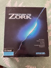 Return to Zork PC 1993 CD Rom Game Infocom Complete in Box Including Hint Book