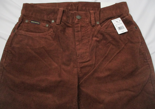 Brooks Brothers schmale Passform Cord 5 Taschen Freizeithose 30 W x 32 L zimtfarben neu mit Etikett - Bild 2 von 9